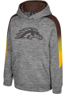 Colosseum Western Michigan Broncos Youth Grey The Gang Long Sleeve Hoodie