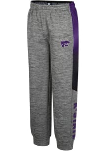 Colosseum K-State Wildcats Youth Grey The Gang Track Pants