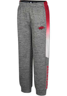 Colosseum Arkansas Razorbacks Youth Grey The Gang Track Pants