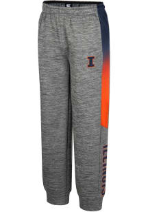 Colosseum Illinois Fighting Illini Youth Grey The Gang Track Pants