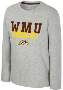 Colosseum Western Michigan Broncos Youth Brown Adventure Long Sleeve T-Shirt