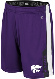 Colosseum K-State Wildcats Youth Purple Gumbaldia Shorts