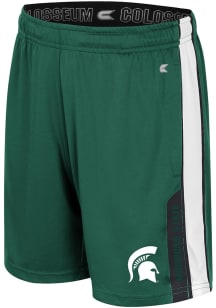 Colosseum Michigan State Spartans Youth Green Gumbaldia Shorts