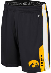 Colosseum Iowa Hawkeyes Youth Black Gumbaldia Shorts