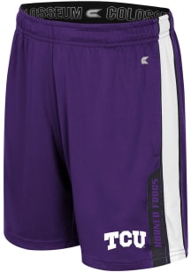 Colosseum TCU Horned Frogs Youth Purple Gumbaldia Shorts