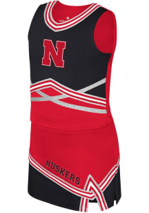 Colosseum Nebraska Cornhuskers Girls Red Lollipop Park Set Cheer