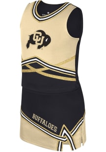 Colosseum Colorado Buffaloes Girls Gold Lollipop Park Set Cheer
