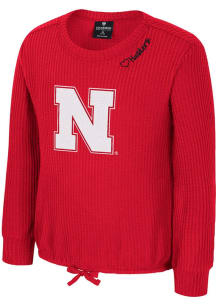 Colosseum Nebraska Cornhuskers Girls Red Beautopia Long Sleeve T-shirt