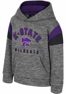Colosseum K-State Wildcats Toddler Grey Wizard City Long Sleeve Hooded Sweatshirt
