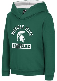 Colosseum Michigan State Spartans Toddler Green Land Of Long Sleeve Hooded Sweatshirt