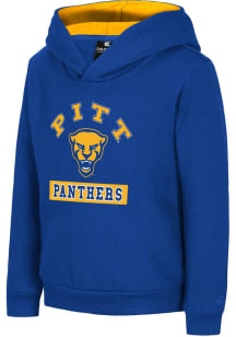 Colosseum Pitt Panthers Toddler Blue Land Of Long Sleeve Hooded Sweatshirt