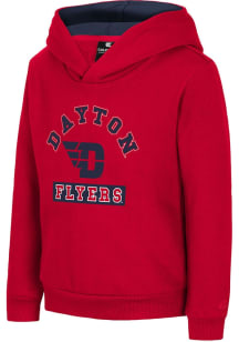 Colosseum Dayton Flyers Toddler Red Land Of Long Sleeve Hooded Sweatshirt
