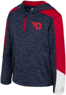Colosseum Dayton Flyers Toddler Red Up-Ton Long Sleeve Qtr Zip