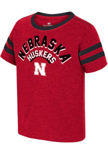 Colosseum Nebraska Cornhuskers Toddler Red Shermy Short Sleeve T-Shirt