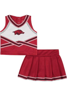 Colosseum Arkansas Razorbacks Toddler Girls Cardinal Lollipop Park Sets Cheer