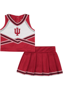 Colosseum Indiana Hoosiers Toddler Girls Cardinal Lollipop Park Sets Cheer