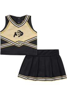 Colosseum Colorado Buffaloes Toddler Girls Gold Lollipop Park Sets Cheer