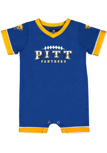 Colosseum Pitt Panthers Baby Blue Candy Kingdom Short Sleeve One Piece