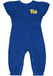 Colosseum Pitt Panthers Baby Blue Beautopia Short Sleeve One Piece