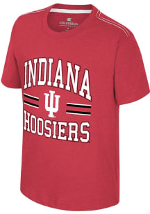 Colosseum Indiana Hoosiers Youth Cardinal The Jiggler Short Sleeve T-Shirt