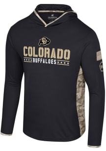 Colosseum Colorado Buffaloes Mens Black OHT Company Hood