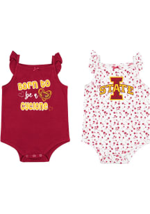 Colosseum Iowa State Cyclones Baby Cardinal Hopper 2pk Set One Piece