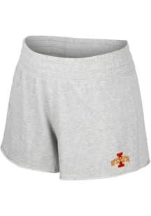 Colosseum Iowa State Cyclones Womens Grey Featherington Shorts