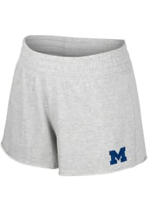 Colosseum Michigan Wolverines Womens Grey Featherington Shorts