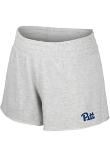 Colosseum Pitt Panthers Womens Grey Featherington Shorts
