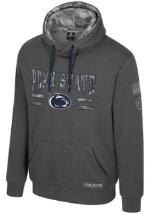 Colosseum Penn State Nittany Lions Mens Grey OHT Squad Long Sleeve Hoodie