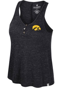 Colosseum Iowa Hawkeyes Womens Black Prudence Tank Top
