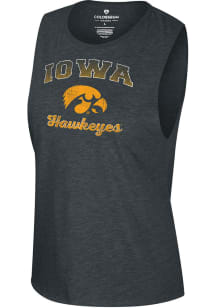 Colosseum Iowa Hawkeyes Womens Black Sustainable Tank Top
