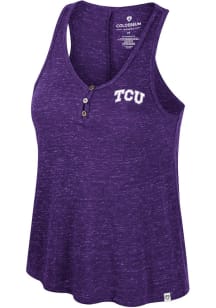 Colosseum TCU Horned Frogs Womens Purple Prudence Tank Top