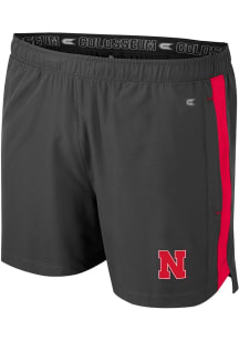 Colosseum Nebraska Cornhuskers Mens Grey Langmore Shorts