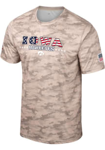 Colosseum Iowa Hawkeyes Green OHT Desert Short Sleeve T Shirt