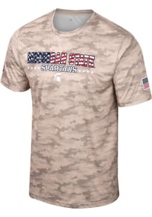 Colosseum Michigan State Spartans Green OHT Desert Short Sleeve T Shirt