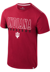 Colosseum Indiana Hoosiers Crimson Charles Short Sleeve T Shirt