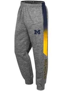 Colosseum Michigan Wolverines Mens Grey The Gang Pants