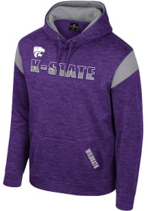 Colosseum K-State Wildcats Mens Purple Artemis Fleece Hood