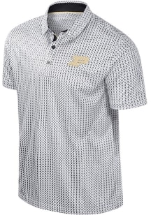 Colosseum Purdue Boilermakers Mens White Reynolds Short Sleeve Polo