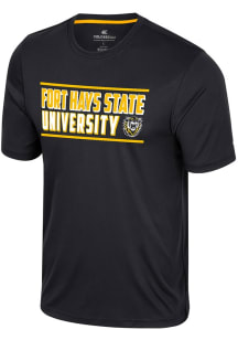 Colosseum Fort Hays State Tigers Black Bird Law Short Sleeve T Shirt