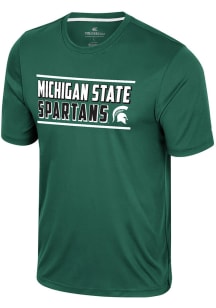 Colosseum Michigan State Spartans Green Bird Law Short Sleeve T Shirt
