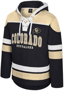 Colosseum Colorado Buffaloes Mens Black Rivalry Hockey Long Sleeve Hoodie