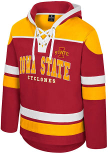 Colosseum Iowa State Cyclones Mens Cardinal Rivalry Hockey Long Sleeve Hoodie