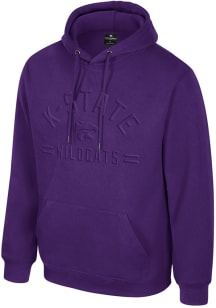 Colosseum K-State Wildcats Mens Purple New Member Long Sleeve Hoodie