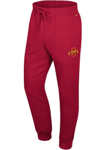Colosseum Iowa State Cyclones Mens Cardinal Charlie Sweatpants