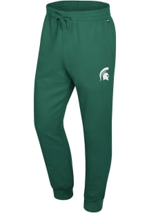 Colosseum Michigan State Spartans Mens Green Charlie Sweatpants