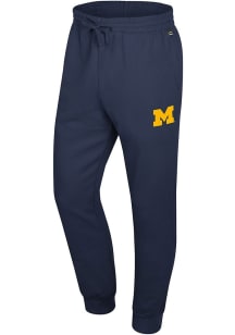 Colosseum Michigan Wolverines Mens Blue Charlie Sweatpants