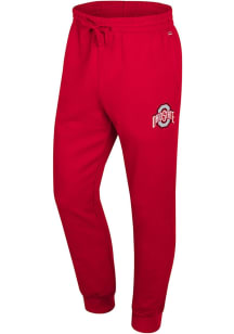 Colosseum Ohio State Buckeyes Mens Red Charlie Sweatpants