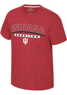 Colosseum Indiana Hoosiers Cardinal Back in Business Short Sleeve T Shirt